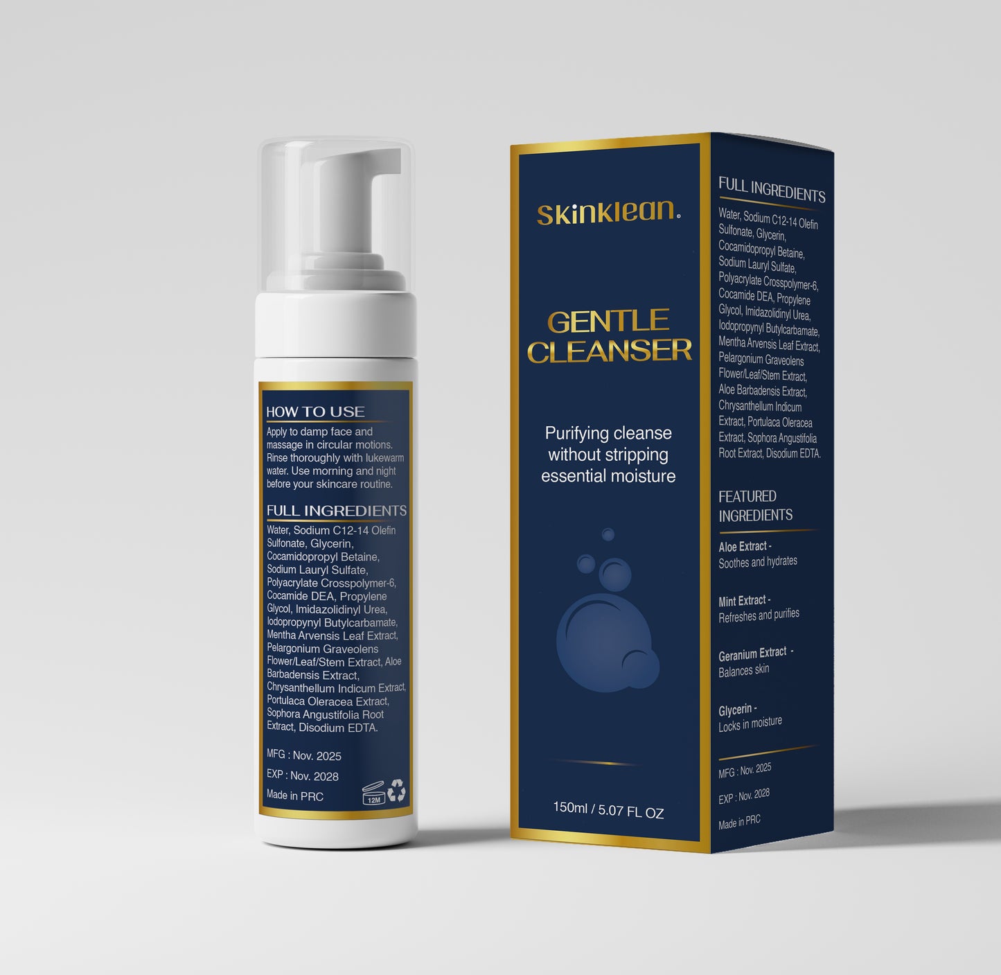 SkinKlean© Gentle Cleanser